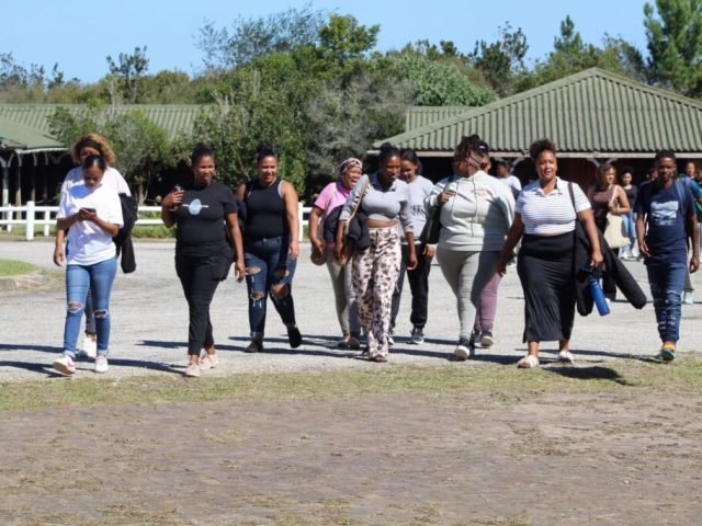 Women standing together